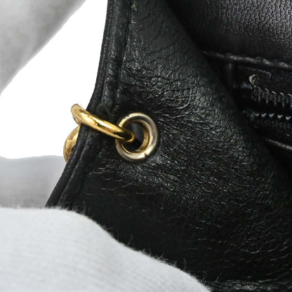 Chanel 1994-1996 Black Lambskin Shoulder Bag