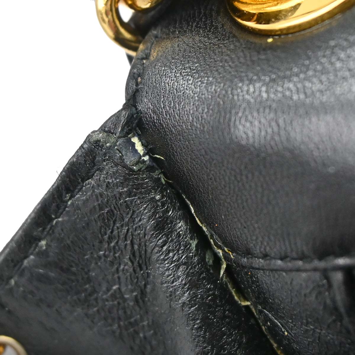 Chanel 1994-1996 Black Lambskin Shoulder Bag