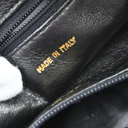 Chanel 1994-1996 Black Lambskin Shoulder Bag