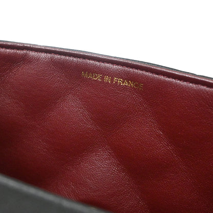 Chanel 1991-1994 Black Lambskin Small Diana Shoulder Bag