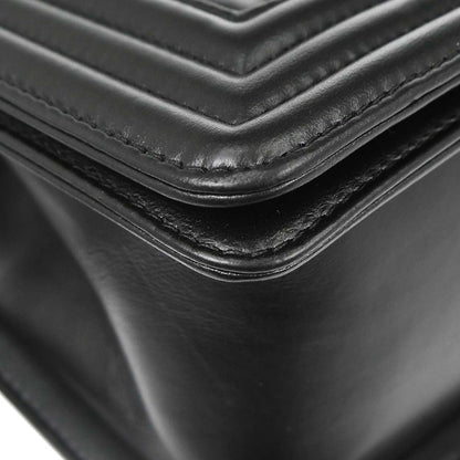 Boy Chanel Black Lambskin Medium Shoulder Bag