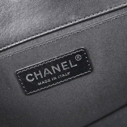 Boy Chanel Black Lambskin Medium Shoulder Bag