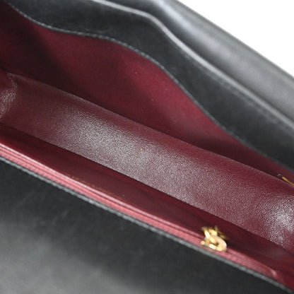 Chanel 2014-2015 Black Lambskin Diana Flap Shoulder Bag