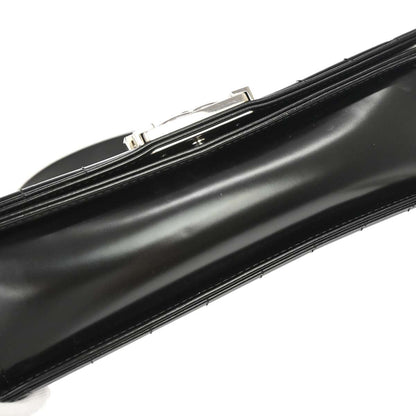 Boy Chanel Black Patent leather Medium Chain Shoulder Bag