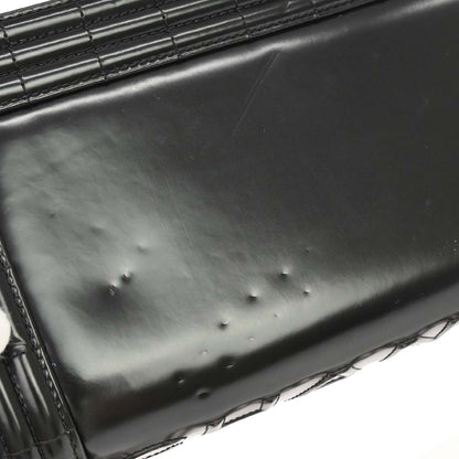 Boy Chanel Black Patent leather Medium Chain Shoulder Bag
