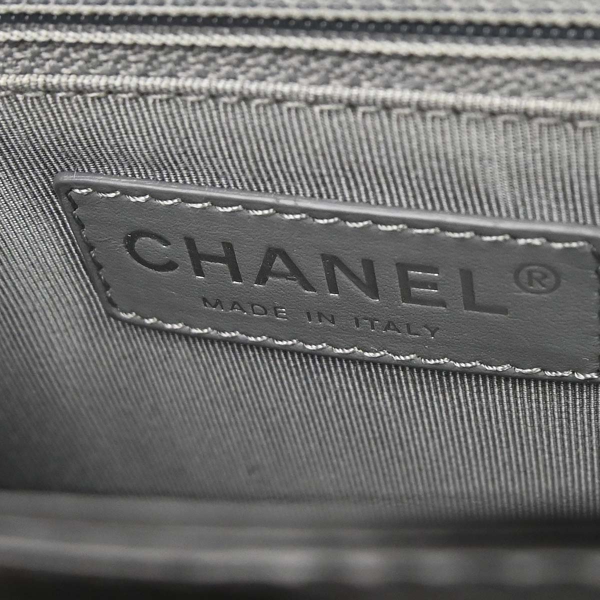 Boy Chanel Black Patent leather Medium Chain Shoulder Bag