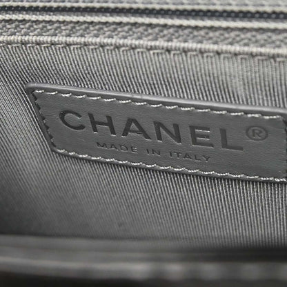 Boy Chanel Black Patent leather Medium Chain Shoulder Bag