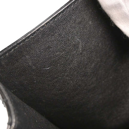 Chanel 2000-2001 Black Canvas Patent Leather Mademoiselle Lock Shoulder Bag