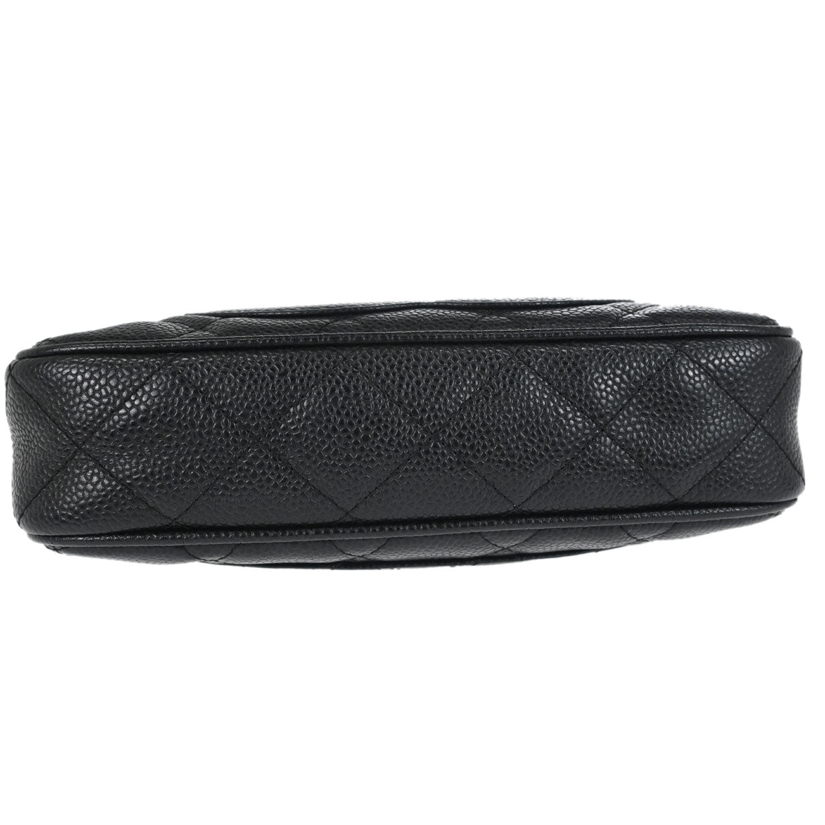 Chanel 2003-2004 Black Caviar Skin Shoulder Bag