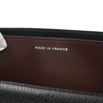 Chanel Black Caviar Skin Classic WOC Wallet on Chain Bag