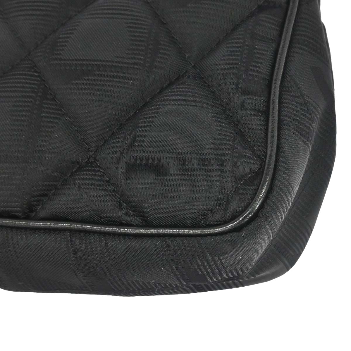 Chanel 2005-2006 Black Jacquard Nylon Travel Line Shoulder Bag