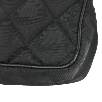 Chanel 2005-2006 Black Jacquard Nylon Travel Line Shoulder Bag