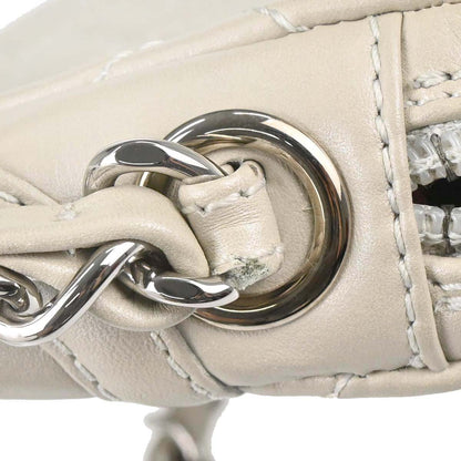 Chanel 2006-2008 Ivory Calfskin Cotton Club Cambon Ligne Handbag