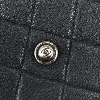 Chanel Black Calfskin Perfect Edge Flap Bag 2way Shoulder Handbag