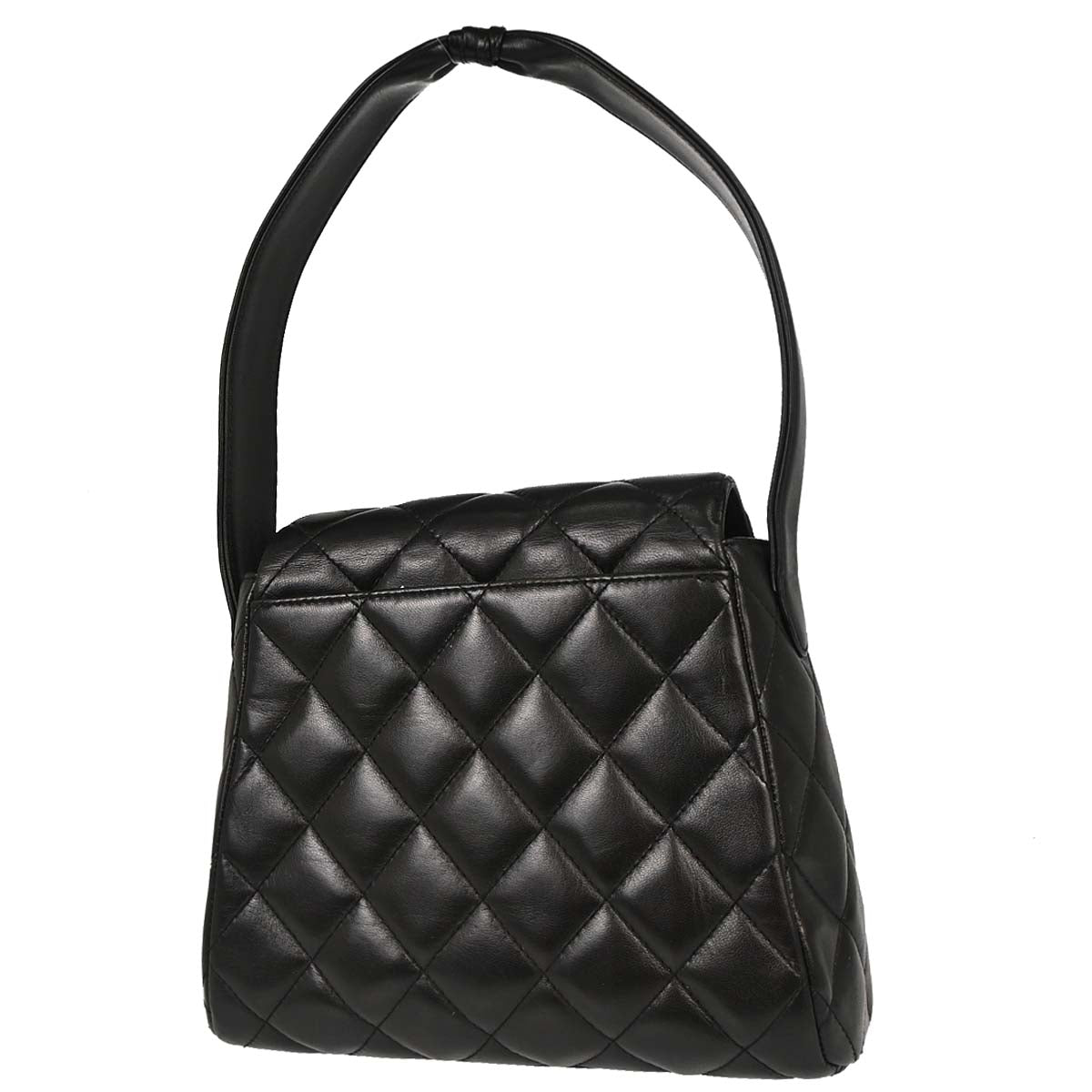 Chanel 1996-1997 Black Lambskin Handbag