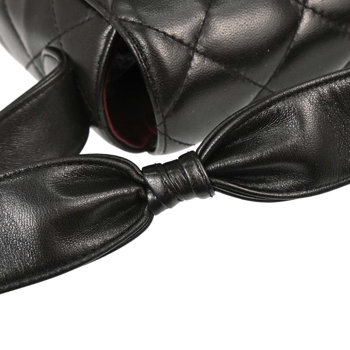 Chanel 1996-1997 Black Lambskin Handbag