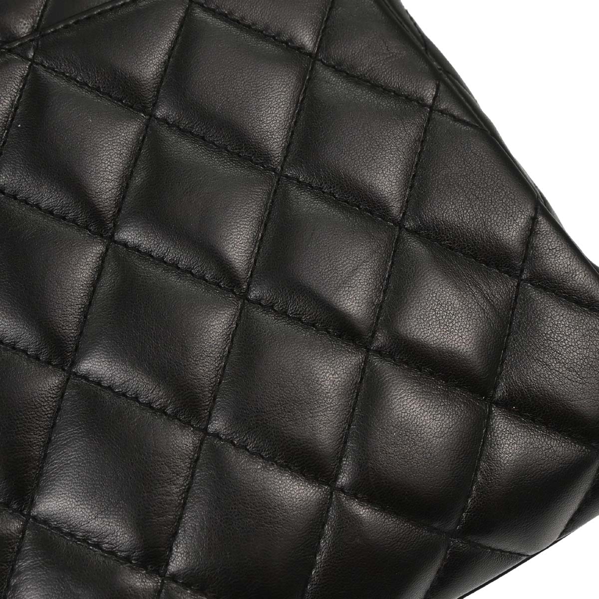 Chanel 1996-1997 Black Lambskin Handbag