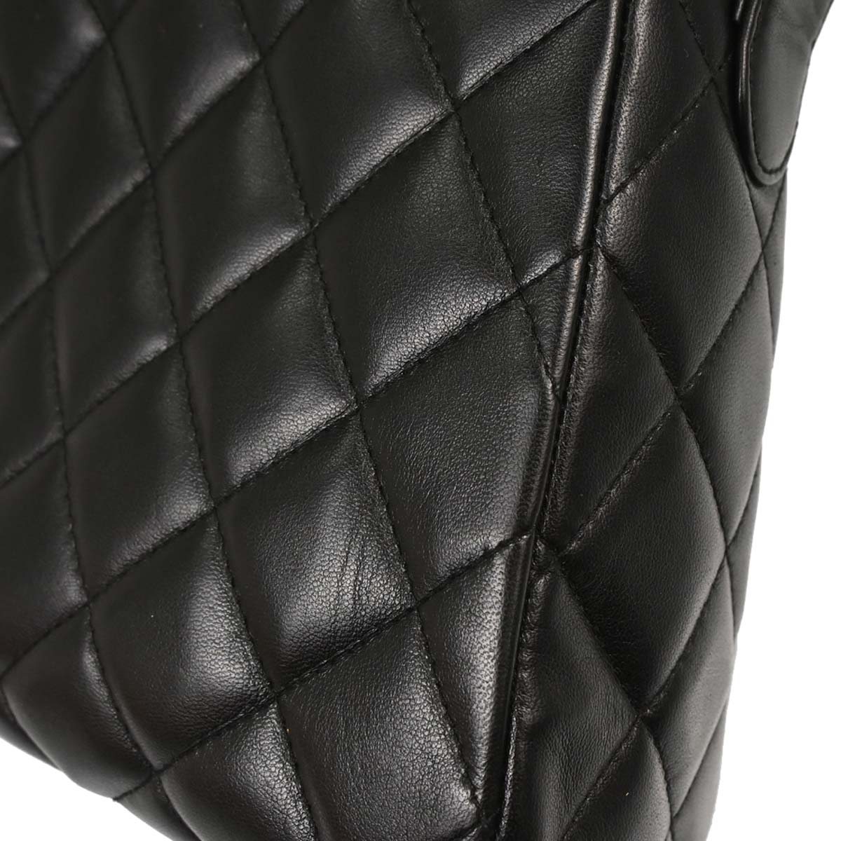 Chanel 1996-1997 Black Lambskin Handbag