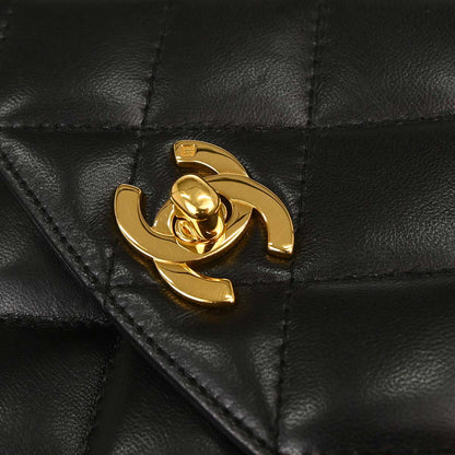 Chanel 1996-1997 Black Lambskin Handbag