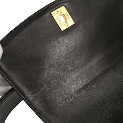 Chanel 1996-1997 Black Lambskin Handbag