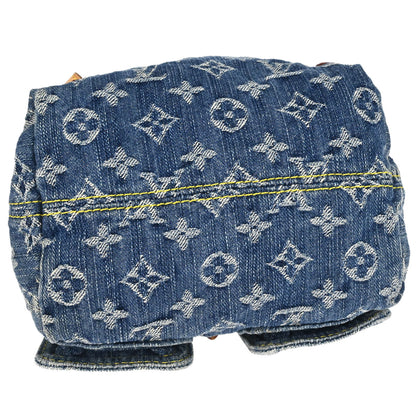 Louis Vuitton 2006 Blue Monogram Denim Sac a Dos PM Backpack M95057
