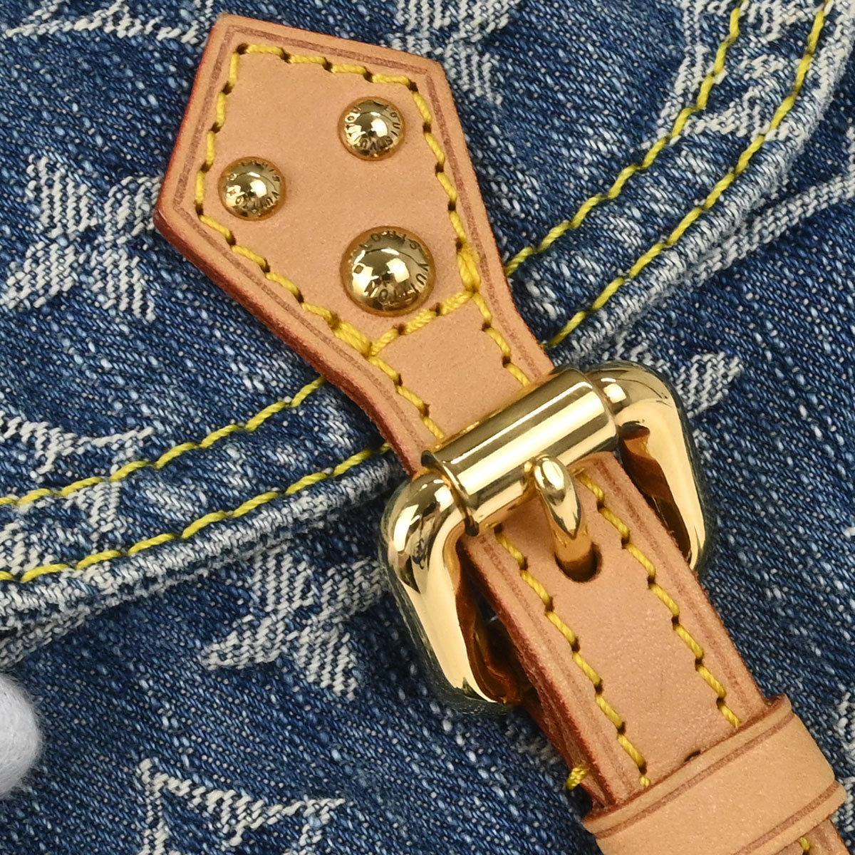 Louis Vuitton 2006 Blue Monogram Denim Sac a Dos PM Backpack M95057