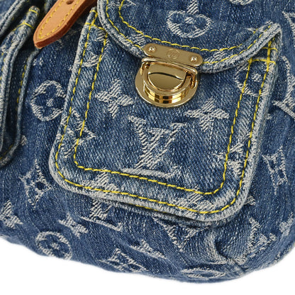 Louis Vuitton 2006 Blue Monogram Denim Sac a Dos PM Backpack M95057