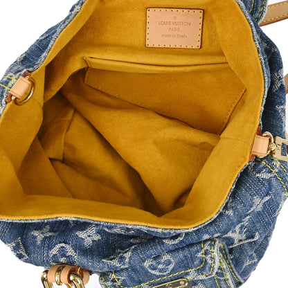 Louis Vuitton 2006 Blue Monogram Denim Sac a Dos PM Backpack M95057