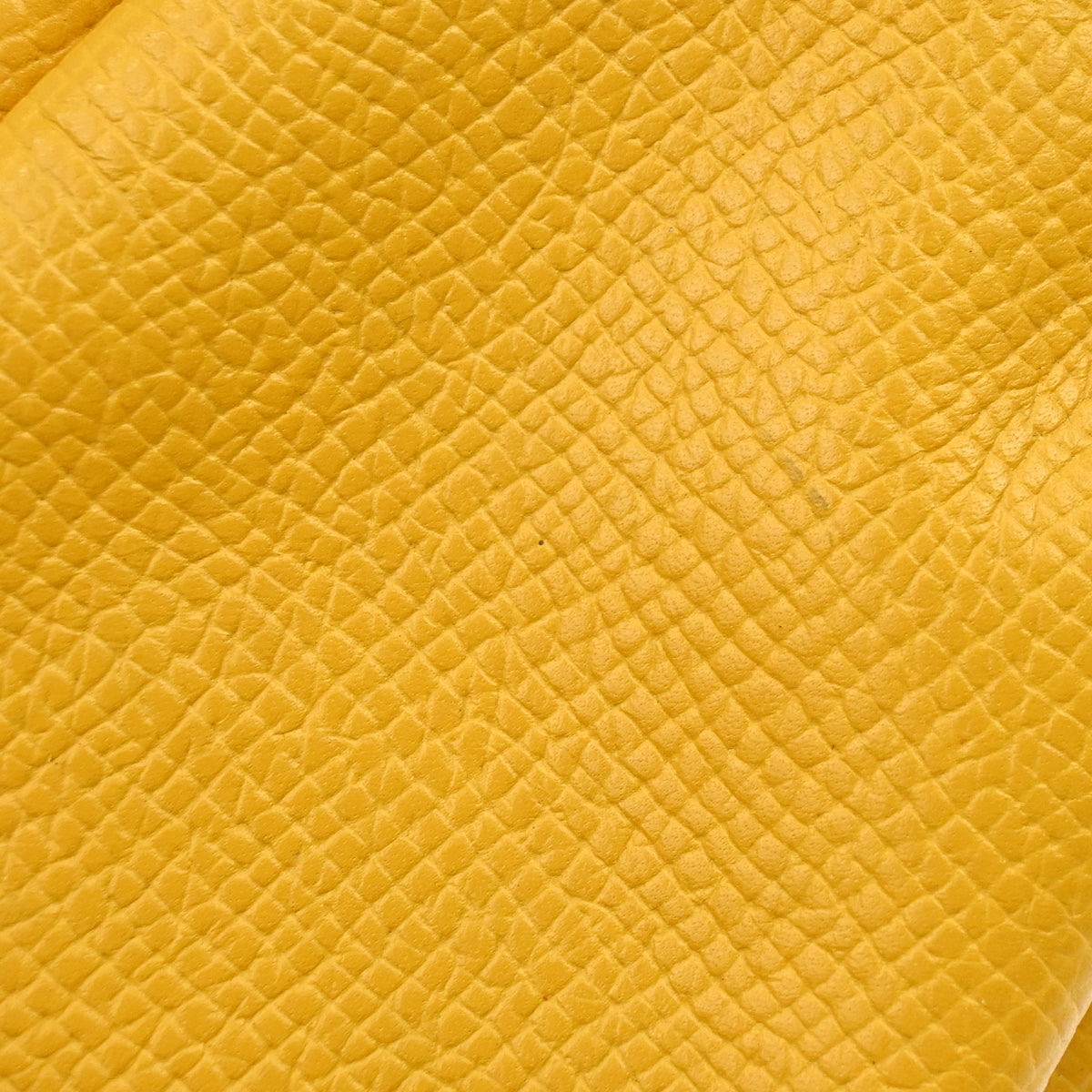 Hermes Jaune Courchevel Vespa Mini Pouch Bag