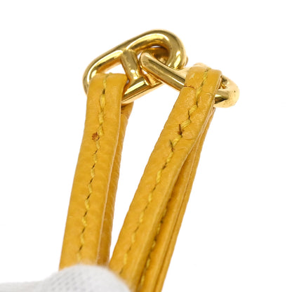 Hermes Jaune Courchevel Vespa Mini Pouch Bag