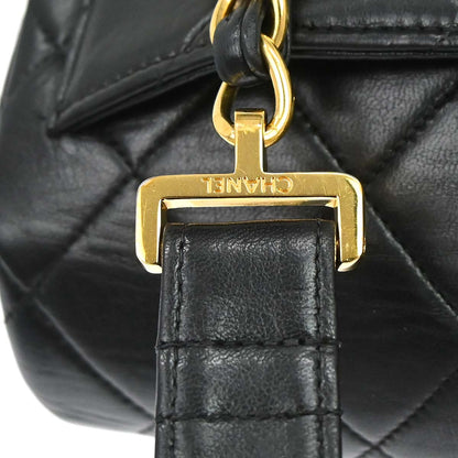 Chanel Black Lambskin Backpack