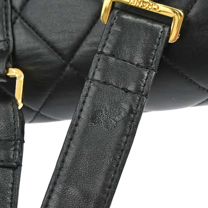 Chanel Black Lambskin Backpack