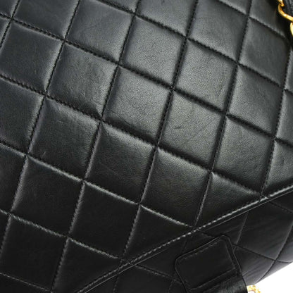 Chanel Black Lambskin Backpack