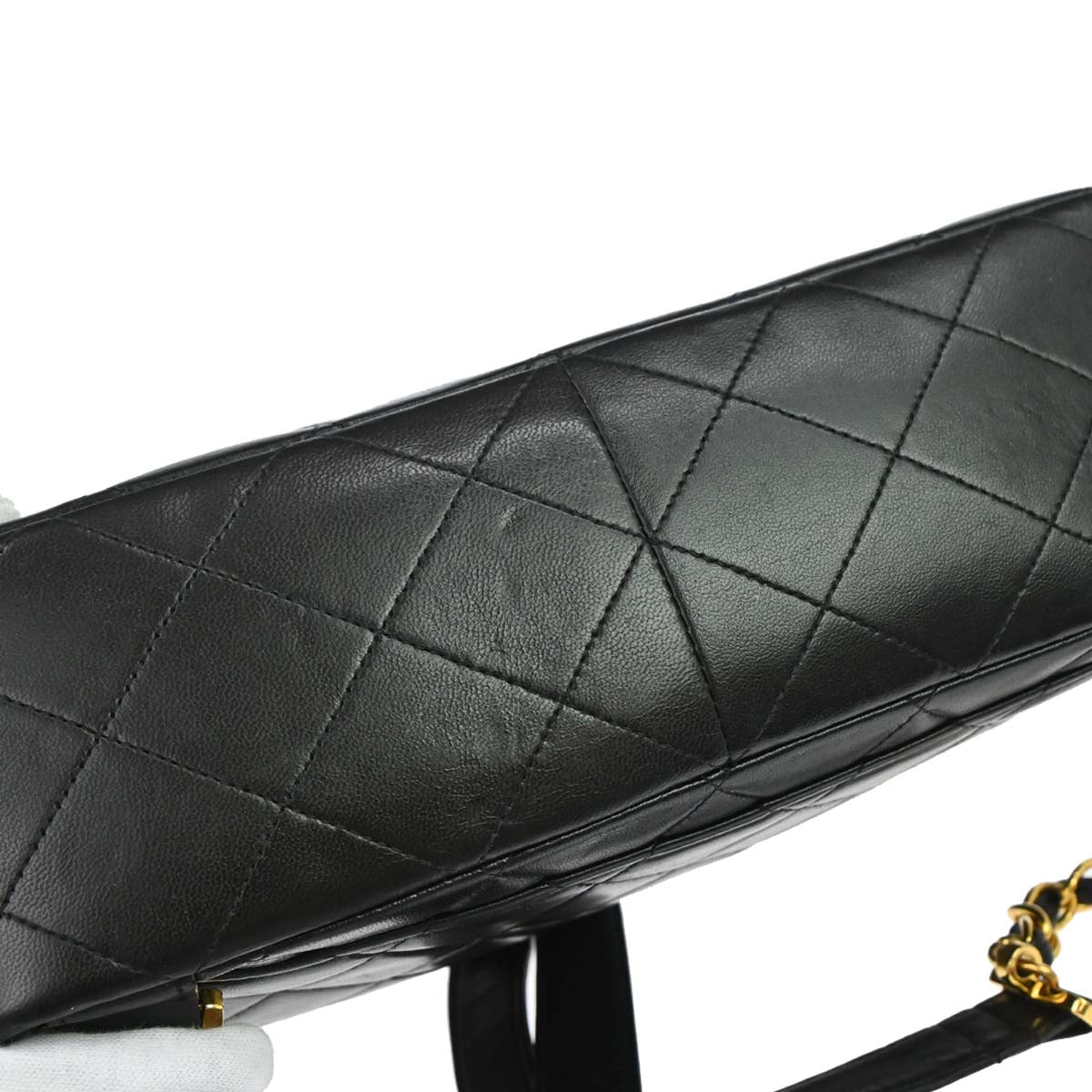 Chanel Black Lambskin Backpack