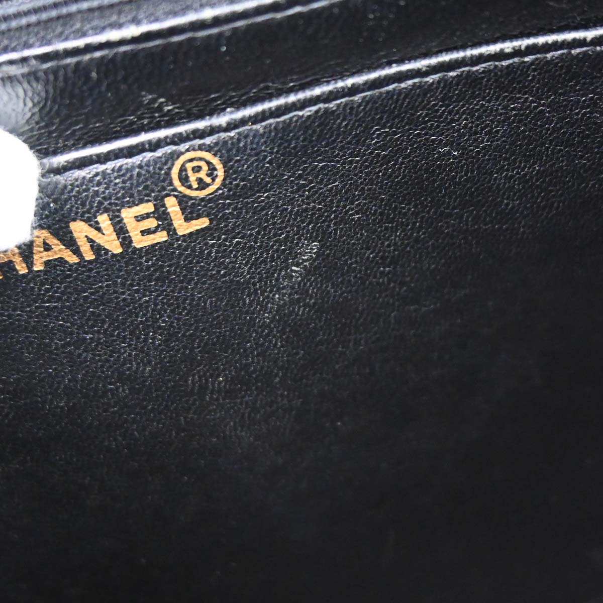 Chanel Black Lambskin Backpack