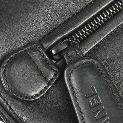 Chanel 2000-2002 Black Lambskin Tote Shoulder Bag