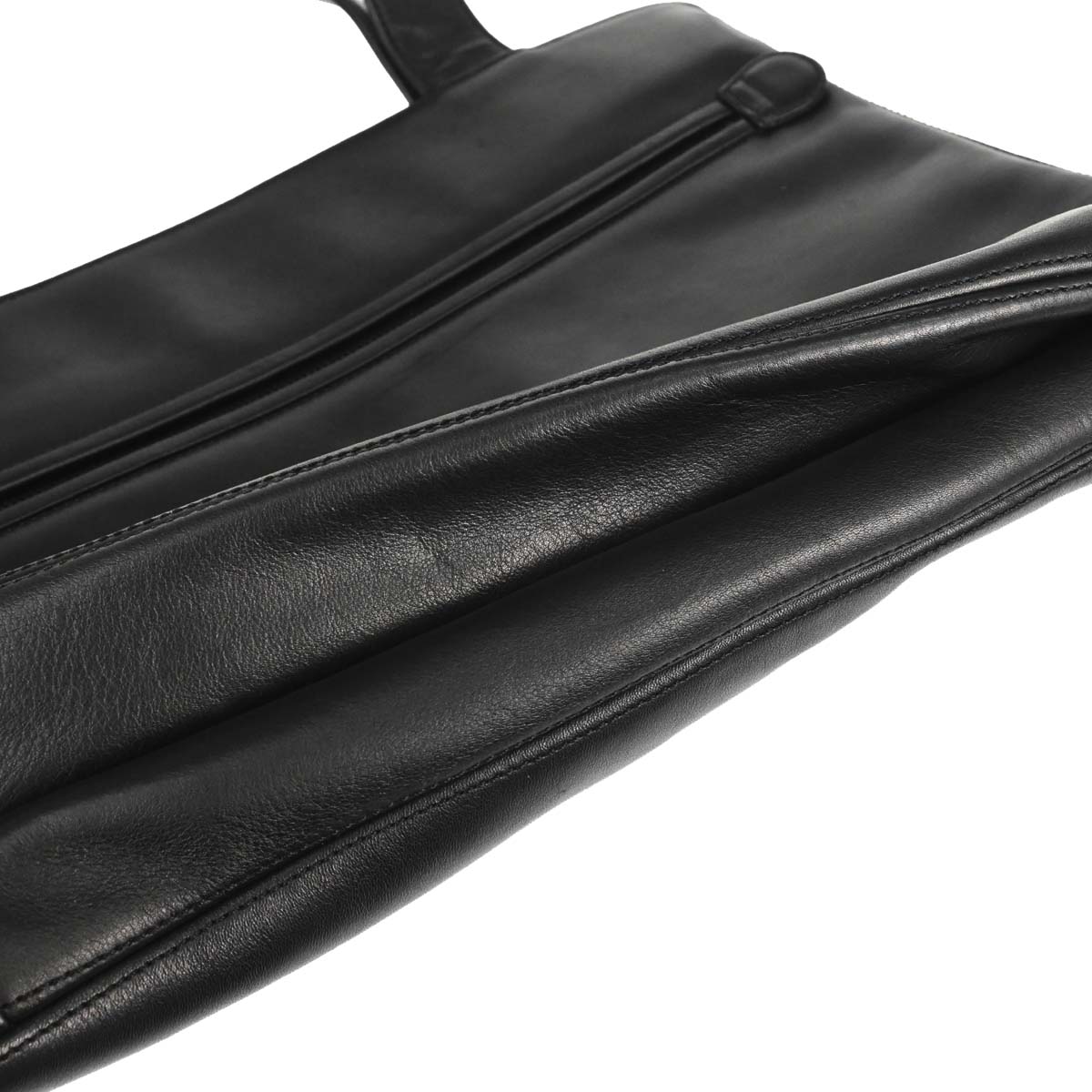 Chanel 2000-2002 Black Lambskin Tote Shoulder Bag