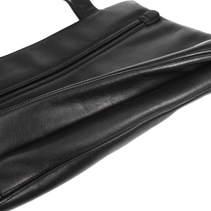 Chanel 2000-2002 Black Lambskin Tote Shoulder Bag