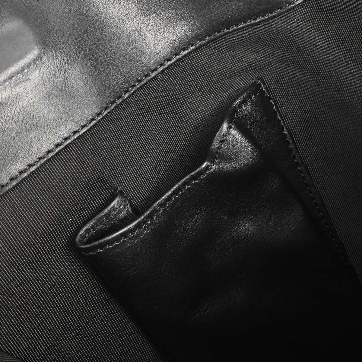 Chanel 2000-2002 Black Lambskin Tote Shoulder Bag
