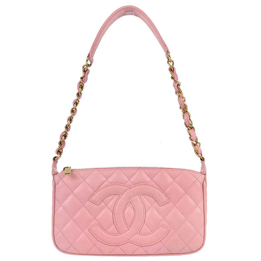 Chanel 2005-2006 Pink Caviar Skin Handbag