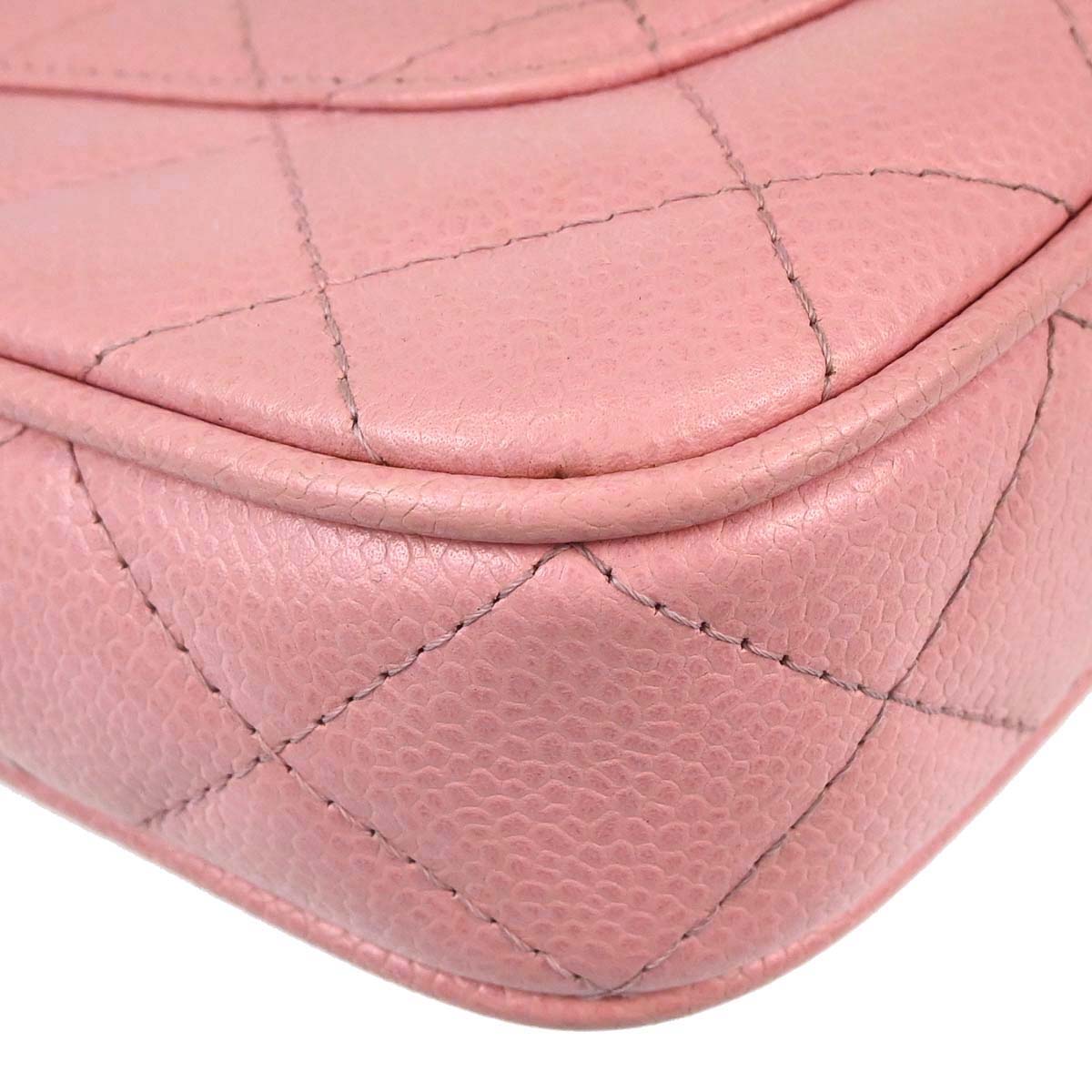 Chanel 2005-2006 Pink Caviar Skin Handbag