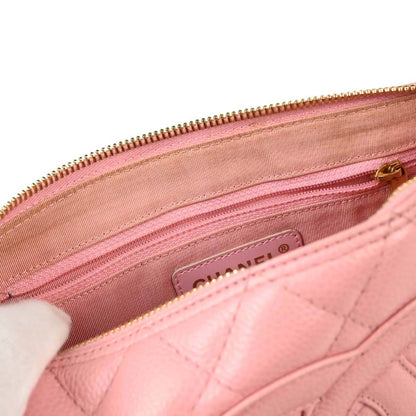 Chanel 2005-2006 Pink Caviar Skin Handbag