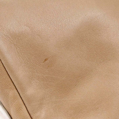 Chanel 2005-2006 Beige Lambskin Chain Stitch Handbag