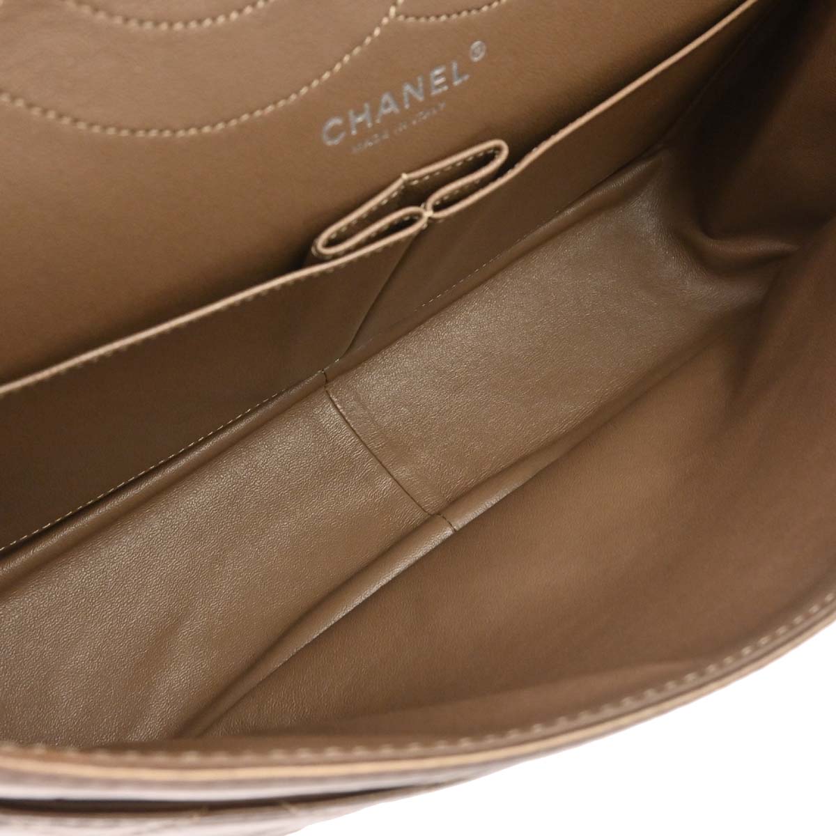 Chanel 2012-2013 Gold Calfskin 2.55 Jumbo Classic Double Flap Shoulder Bag