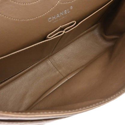 Chanel 2012-2013 Gold Calfskin 2.55 Jumbo Classic Double Flap Shoulder Bag