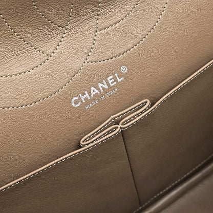 Chanel 2012-2013 Gold Calfskin 2.55 Jumbo Classic Double Flap Shoulder Bag