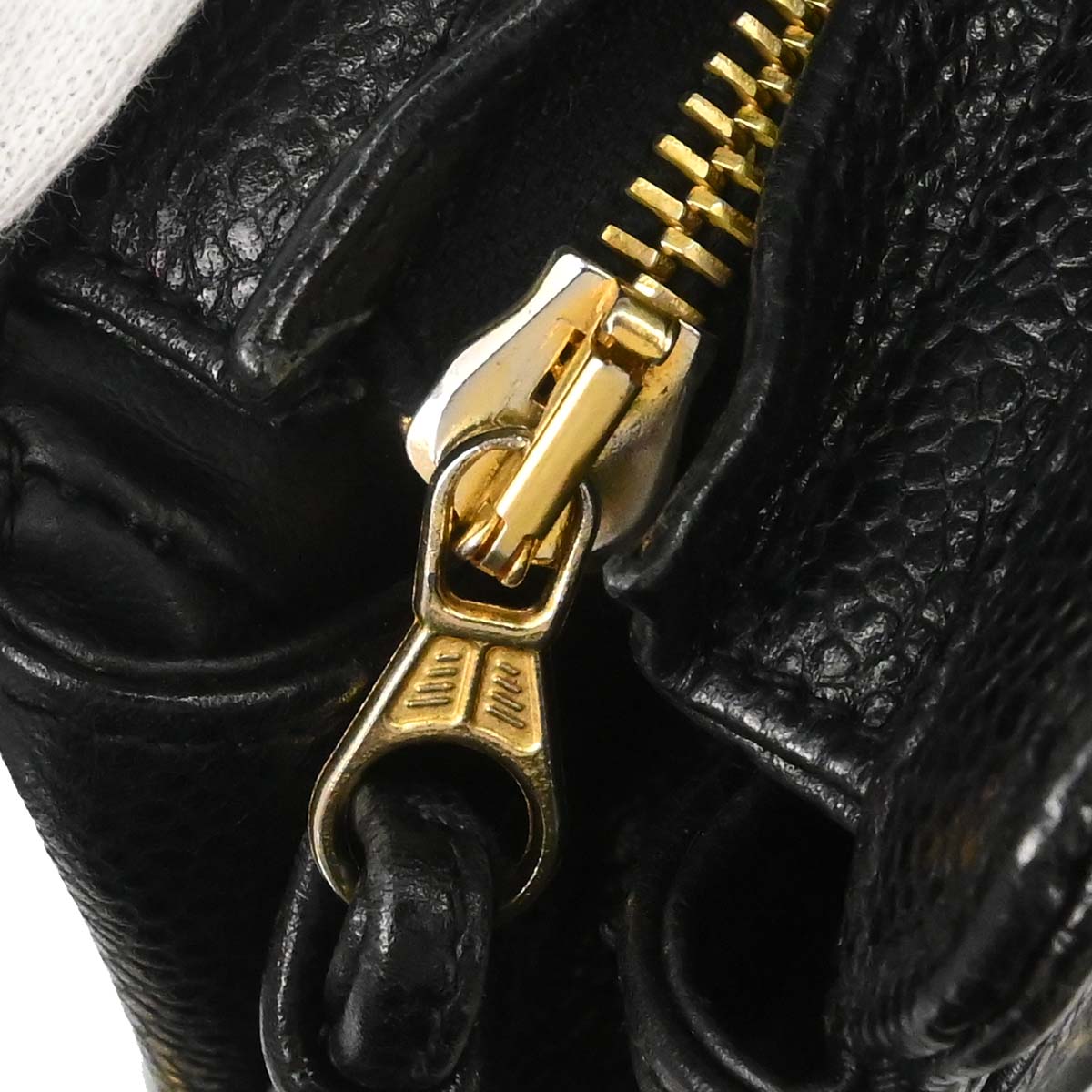 Chanel Black Caviar Skin Triple CC Shoulder Tote Bag