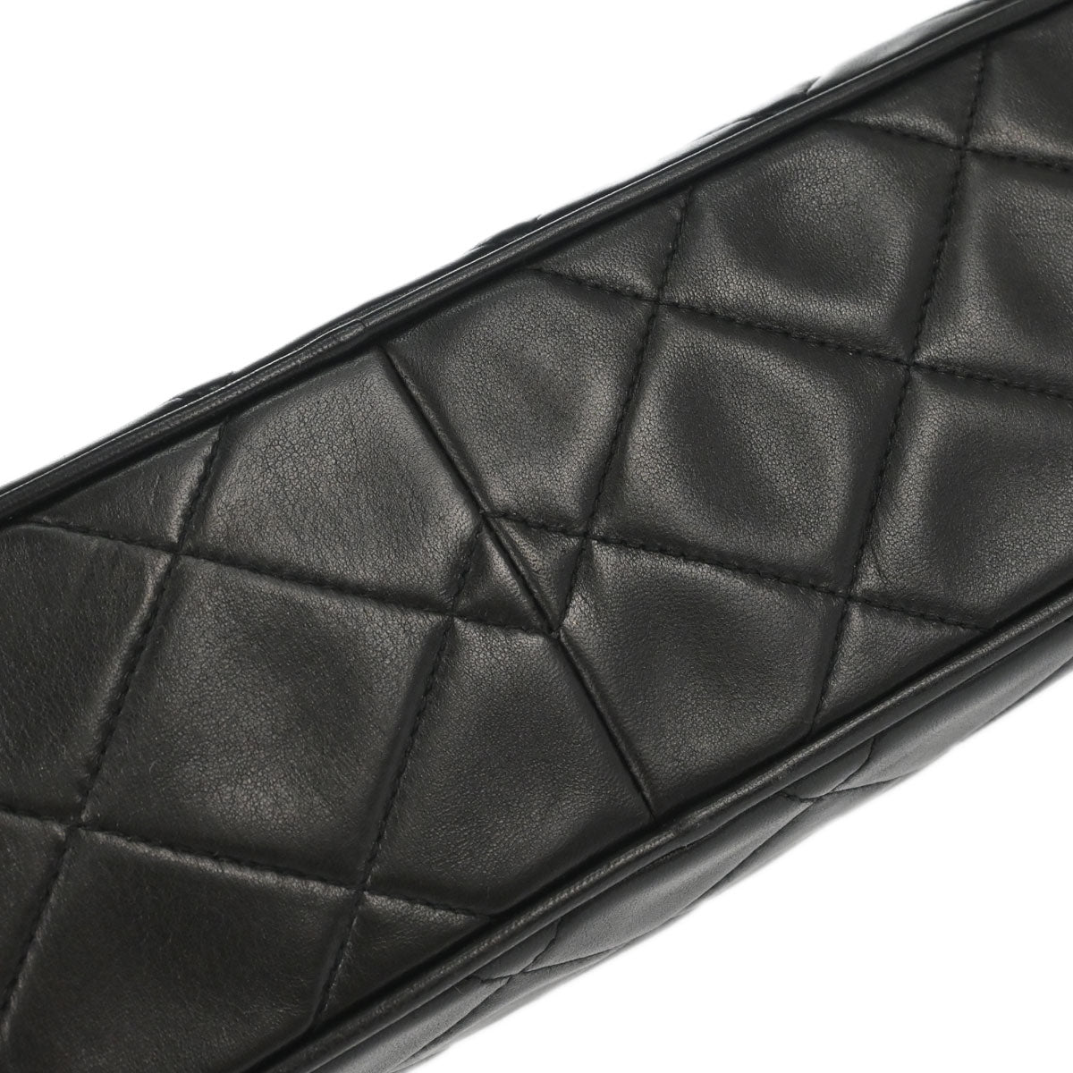 Chanel 1994-1996 Black Lambskin Camera Bag Large