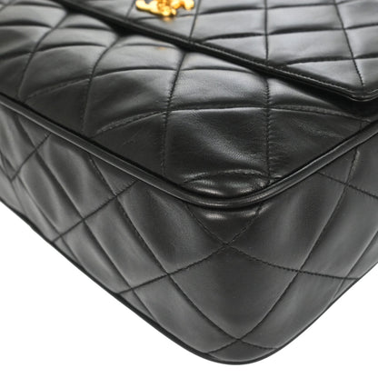 Chanel 1994-1996 Black Lambskin Camera Bag Large