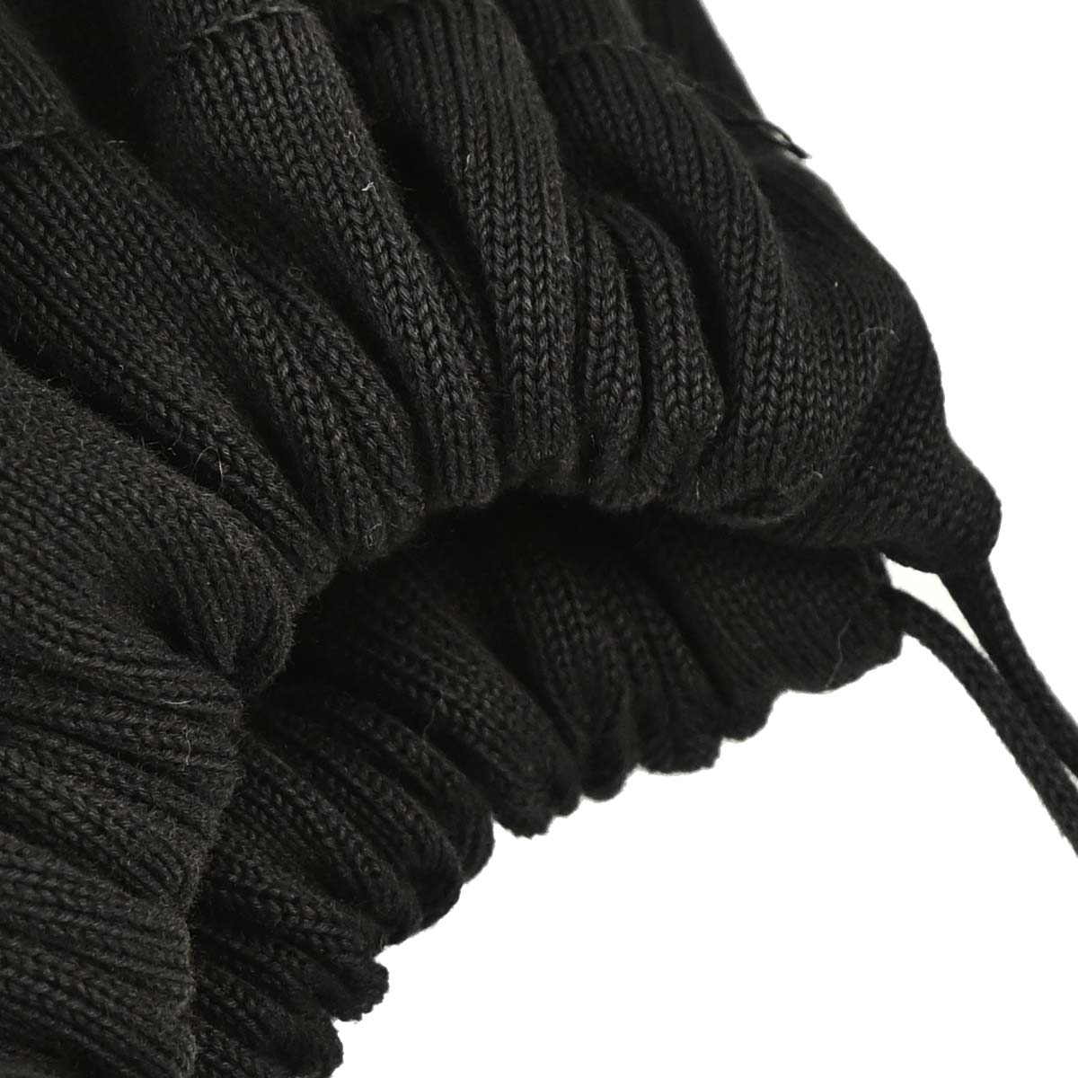 Chanel 2003-2004 Black Cotton Sport Line Drawstring Backpack